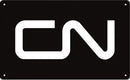 Microscale 10041 Canadian National "Noodle" Logo Embossed Aluminum Sign