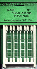 Details West HO 1006 7-Rung Ladder with Brackets (4)