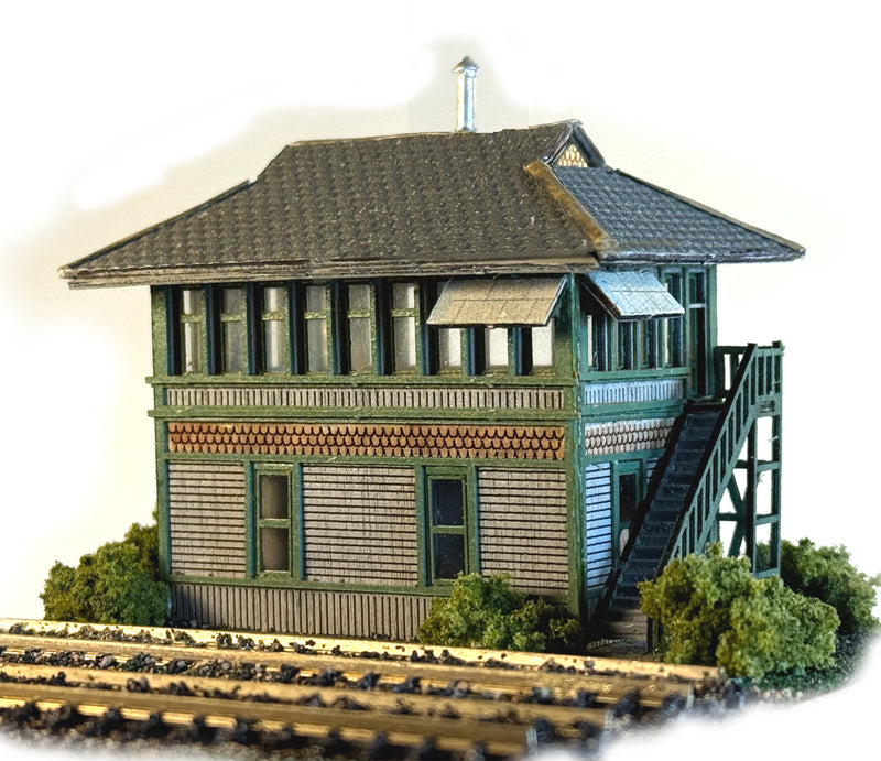 PREORDER N Scale Architect N 10075 Kansas City Terminal Railway Tower Laser-Cut Kit