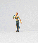 Preiser HO 28047 Individual Figure, Pedestrians, Female Punk