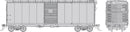 PREORDER Rapido HO 1011096 1937 AAR Box Square Unlet
