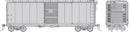 PREORDER Rapido HO 1011097 1937 AAR Box Round Unlett