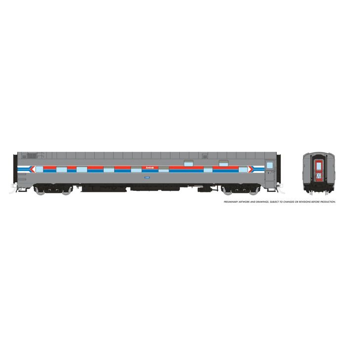 PREORDER Rapido HO 101160 Duplex Sleeper Super Continental Line, Amtrak