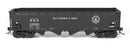 Broadway Limited Imports HO 10130 ARA 70-ton 4-Bay Hopper, B&O W2b, "13 Great States", 6-pack A
