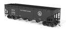 PREORDER Broadway Limited Imports HO 10130 ARA 70-ton 4-Bay Hopper, B&O W2b, "13 Great States", 6-pack A