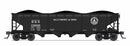 PREORDER Broadway Limited Imports N 10365 ARA 70-ton 4-Bay Hopper, B&O W2b, "13 Great States", 6-pack