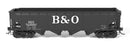 Broadway Limited Imports HO 10132 ARA 70-ton 4-Bay Hopper, B&O W2b, Big "B&O" Scheme, 6-pack A