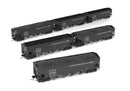 PREORDER Broadway Limited Imports HO 10135 ARA 70-ton 4-Bay Hopper, C&O H7-13, Black & White, 6-pack B