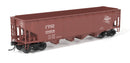 PREORDER Broadway Limited Imports HO 10136 ARA 70-ton 4-Bay Hopper, MILW, Oxide Red w/ White, 6-pack A