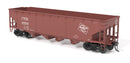 PREORDER Broadway Limited Imports HO 10137 ARA 70-ton 4-Bay Hopper, MILW, Oxide Red w/ White, 6-pack B
