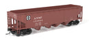 PREORDER Broadway Limited Imports HO 10138 ARA 70-ton 4-Bay Hopper, ATSF, Oxide Red w/ White, 6-pack A
