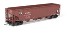 PREORDER Broadway Limited Imports HO 10139 ARA 70-ton 4-Bay Hopper, ATSF, Oxide Red w/ White, 6-pack B