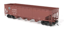 PREORDER Broadway Limited Imports HO 10139 ARA 70-ton 4-Bay Hopper, ATSF, Oxide Red w/ White, 6-pack B