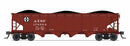 PREORDER Broadway Limited Imports N 10374 ARA 70-ton 4-Bay Hopper, ATSF, Oxide Red w/ White, 6-pack