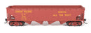 PREORDER Broadway Limited Imports HO 10140 ARA 70-ton 4-Bay Hopper, Union Pacific, "Streamliners / Serves All The West", 6-pack A