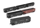 PREORDER Broadway Limited Imports HO 10142 ARA 70-ton 4-Bay Hopper, Mixed Variety Pack, B&O / C&O / MILW