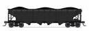 PREORDER Broadway Limited Imports N 10378 ARA 70-ton 4-Bay Hopper, d, Painted Black, 6-pac