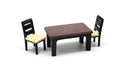 PREORDER All Scale Miniatures HO 8701020 Common Dining Set (5-Pack) | 7.55