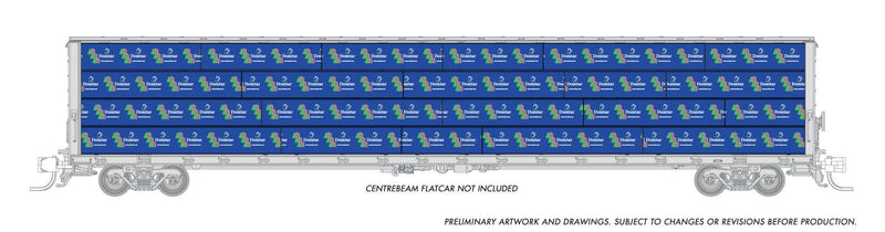 PREORDER Rapido N 102152 Centerbeam Lumber Load, Domtar