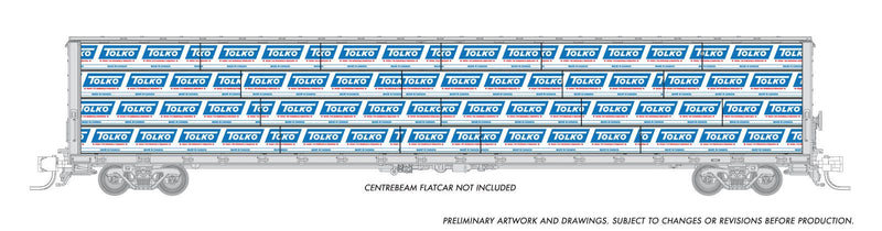 PREORDER Rapido N 102158 Centerbeam Lumber Load, Tolko