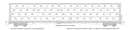Rapido HO 102162 Flatcar Lumber Load GP