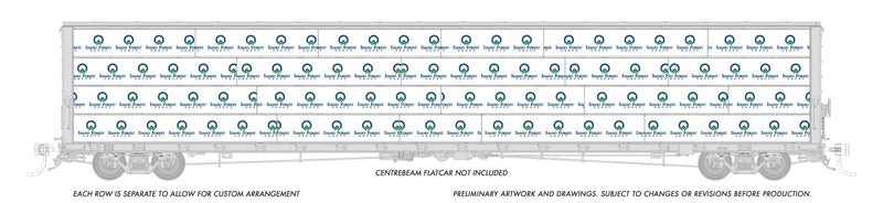 PREORDER Rapido HO 102163 Centerbeam Lumber Load, Idaho Forest Group