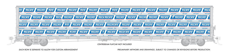 PREORDER Rapido HO 102167 Centerbeam Lumber Load, Tolko