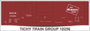 Tichy Train Group N 10256N Railroad Decal Set, Milwaukee Road 40' Plug & Sliding Door Boxcar