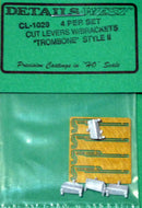 Details West HO 1029 Trombone Style II Cut Levers with Brackets (4)