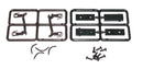 Accurail HO 1030 Accumate Scale-Size Knuckle Coupler with Draft Gear Box, 12 Pairs