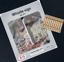 Osborn Model Kits HO 1033 Whistle Sign Kit (5)