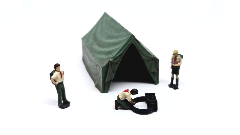 PREORDER All Scale Miniatures HO 8711034 Tent | 8.99