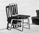 B.T.S. HO 23016 Wood Chairs KIT, Straight (4)