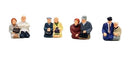 Preiser HO 10387 Passengers Seated Couples (4)