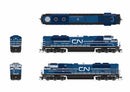 PREORDER Broadway Limited Imports HO 10428 EMD SD70ACe, Canadian National 8102, Blue & White, No-Sound / DCC-Ready