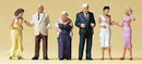 Preiser HO 10436 Formal Dressed Guests (6)