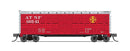 PREORDER Broadway Limited Imports N 10461 40' Wood Stock Car, Atchison Topeka & Santa Fe 60196, Red w/ Silver, Hog Sound