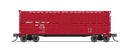 PREORDER Broadway Limited Imports N 10466 40' Wood Stock Car, Great Northern 56344, Red w/ White, Cattle Sound