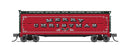 PREORDER Broadway Limited Imports N 10477 40' Wood Stock Car, Merry Christmas Fantasy Scheme, Holiday Songs & Sound