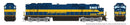 PREORDER Rapido N 1111004 SD70MAC DC ARR 4328