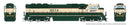 PREORDER Rapido HO 1048012 SD70MAC DC BNSF 9625