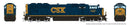 PREORDER Rapido HO 1048522 EMD SD70AC with Flared Radiators, Locomotive CSX