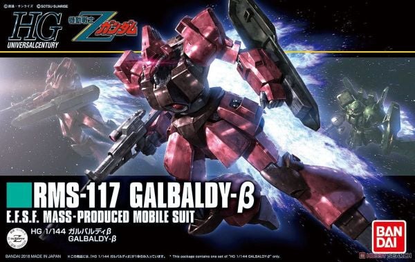 Bandai 2417221 HG Galabaldy Beta'Zeta Gundam'HGUC 1:144