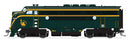 PREORDER Broadway Limited Imports HO 10538 EMD F3A, CNJ 58, Green & Yellow, Paragon4 Sound/DC/DCC