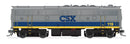 PREORDER Broadway Limited Imports HO 10543 EMD F7B, CSX 119, YN2 Scheme, No-Sound / DCC-Ready