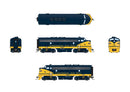 PREORDER Broadway Limited Imports HO 10553 EMD F7A, Chesapeake & Ohio 7003, Blue w/ Yellow Nose, No-Sound / DCC-Ready