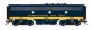 PREORDER Broadway Limited Imports HO 10550 EMD F7 A/B, C&O 7002/7501, Blue w/ Yellow Nose, A-unit Paragon4 Sound/DC/DCC, Unpowered B
