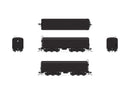 PREORDER Broadway Limited Imports HO 10579 DLMX Auxiliary Water Tender, Painted Black, Unlettered, HO S