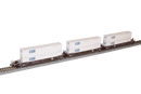 Kato 106-6186 N Gunderson MAXI-IV 3-Unit Well Car with 6 53' Containers - Ready to Run -- BNSF Railway