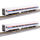 Kato N 106-6293 Amfleet II Coach 2-Pack, Amtrak